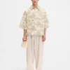 The Aloe shirt Banana jacquard boxy shirt