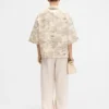 The Aloe shirt Banana jacquard boxy shirt