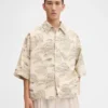 The Aloe shirt Banana jacquard boxy shirt