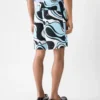 The Aloe shorts Wavy Psyche print shorts