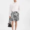 The Aloe shorts Zebra Arty print shorts