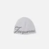 The Atelier beanie Jacquard logo beanie