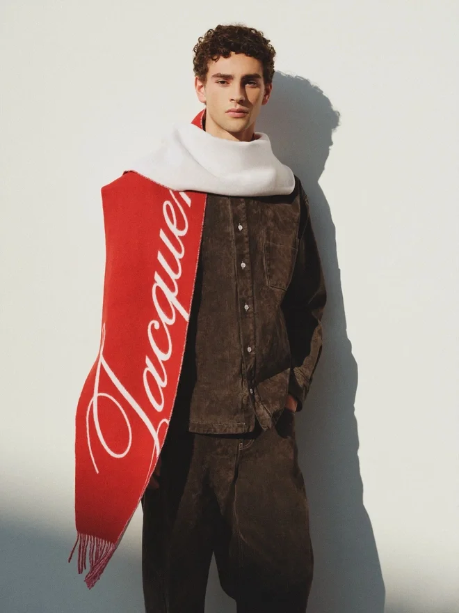 The Atelier scarf Long scarf with logo The Atelier scarf Long scarf with logo