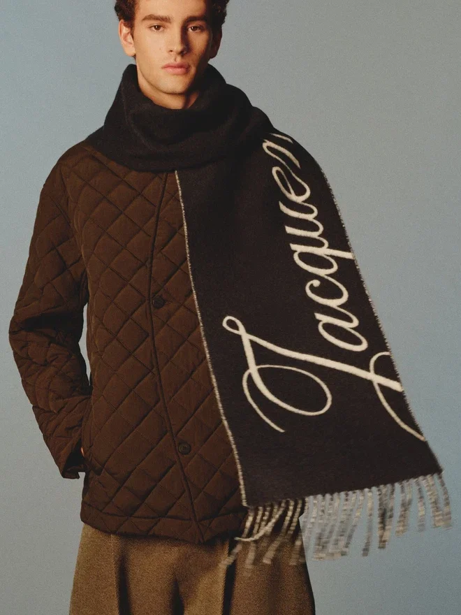 The Atelier scarf Long scarf with logo The Atelier scarf Long scarf with logo