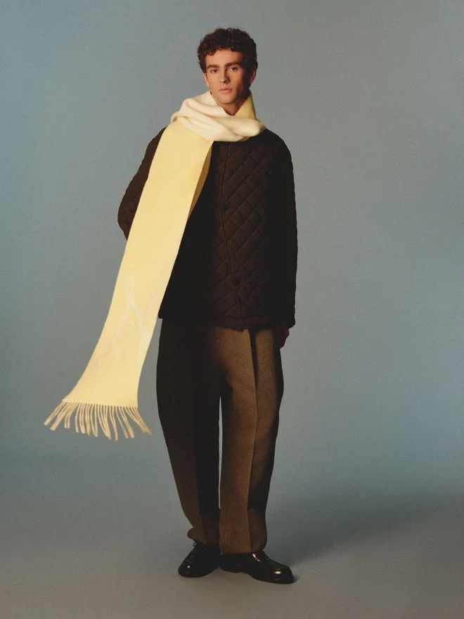 The Atelier scarf Long scarf with logo The Atelier scarf Long scarf with logo