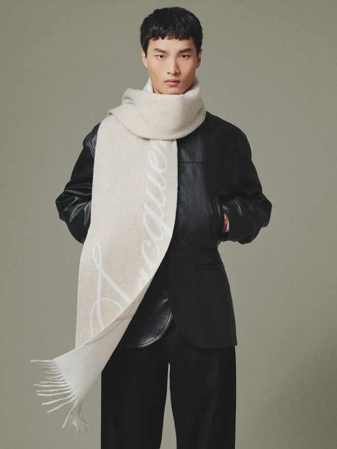 The Atelier scarf Long scarf with logo The Atelier scarf Long scarf with logo
