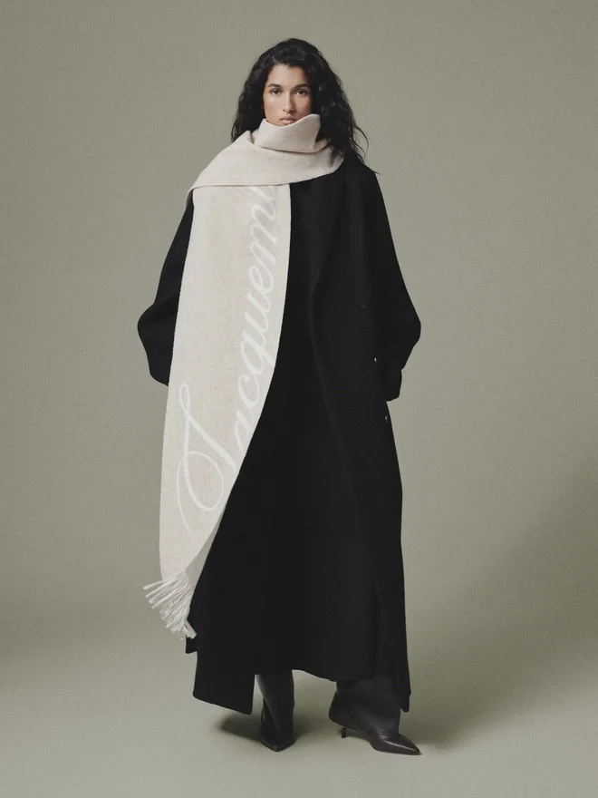 The Atelier scarf Long scarf with logo The Atelier scarf Long scarf with logo