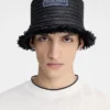 The Bacino bucket hat Frayed raffia hat The Bacino bucket hat Frayed raffia hat
