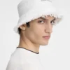 The Bacino bucket hat Frayed raffia hat The Bacino bucket hat Frayed raffia hat