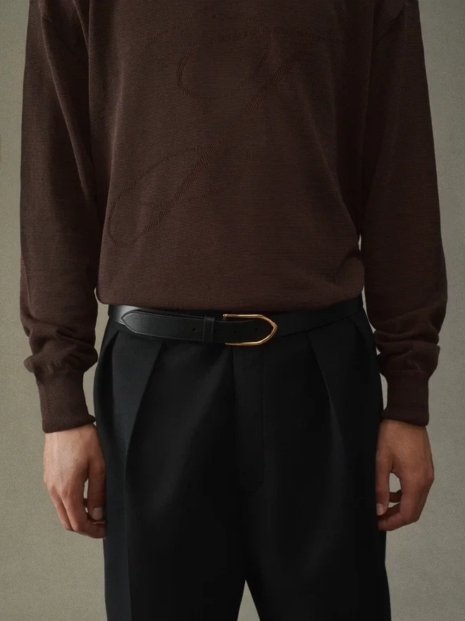 The Bambino belt Angled buckle belt The Bambino belt Angled buckle belt