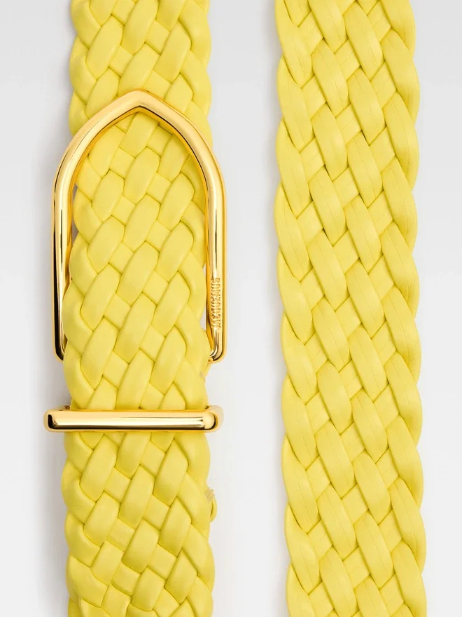 The Bambino belt Braided signature-buckle belt The Bambino belt Braided signature-buckle belt