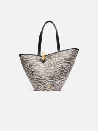 The Bambola Asymmetric bucket bag