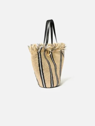 The Bambola Asymmetric bucket bag