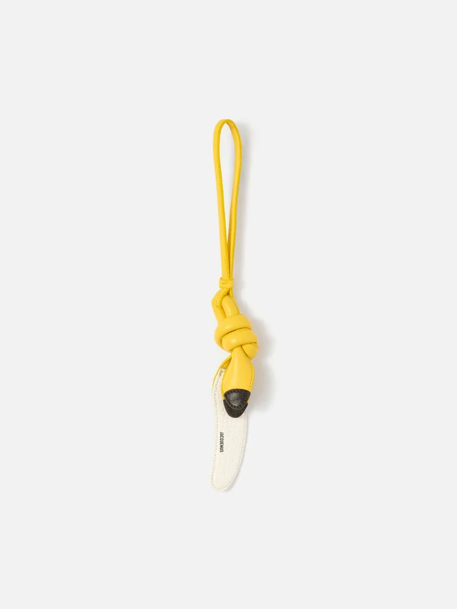 The banana Knotted banana-shaped bag charm The banana Knotted banana-shaped bag charm