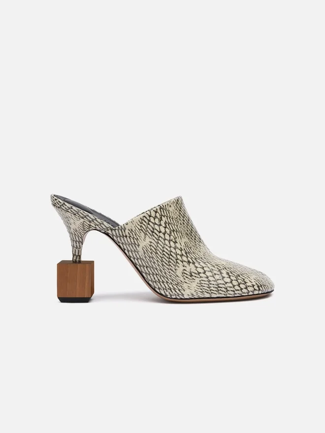 The Bisou mules Geometric-heel mules The Bisou mules Geometric-heel mules