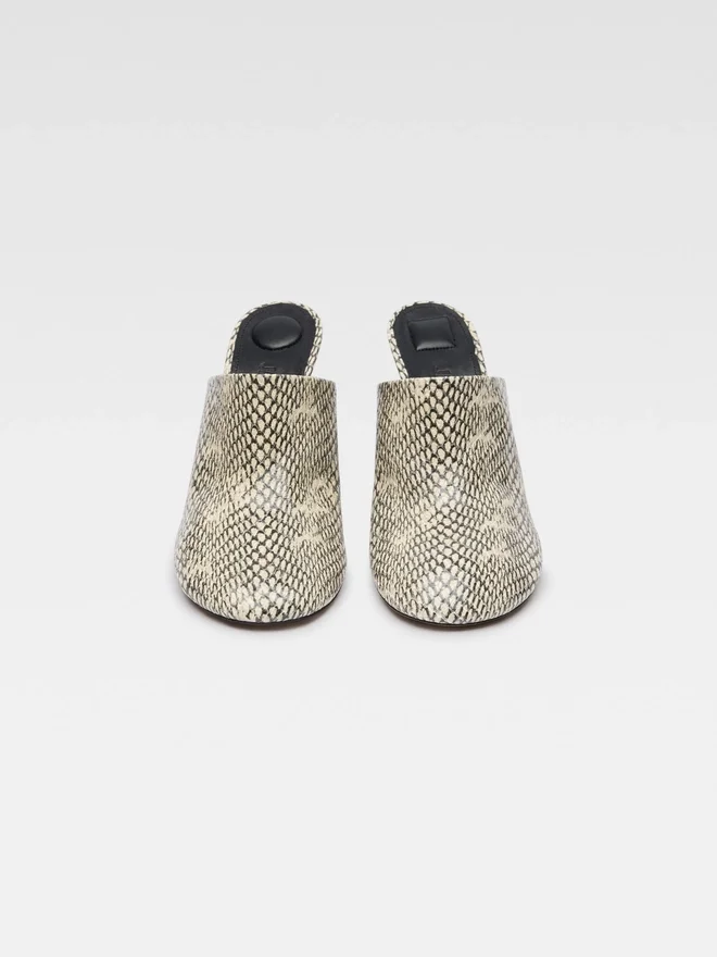 The Bisou mules Geometric-heel mules The Bisou mules Geometric-heel mules