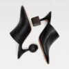 The Bisou mules Geometric-heel mules The Bisou mules Geometric-heel mules
