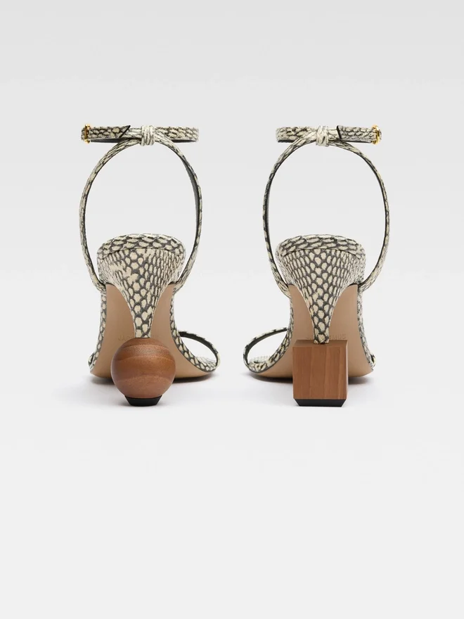 The Bisou sandals Geometric heel sandals The Bisou sandals Geometric heel sandals