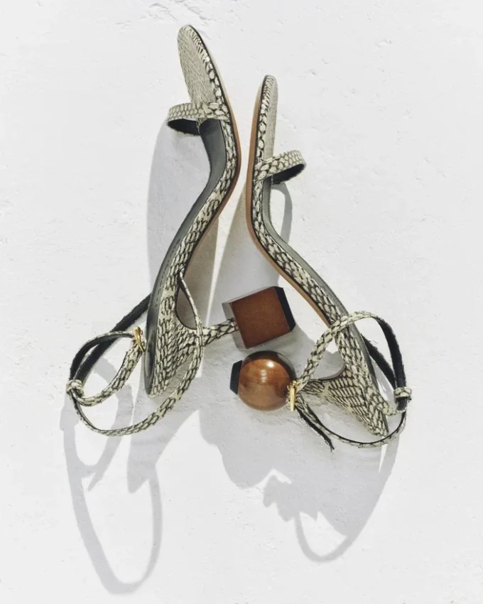 The Bisou sandals Geometric heel sandals The Bisou sandals Geometric heel sandals