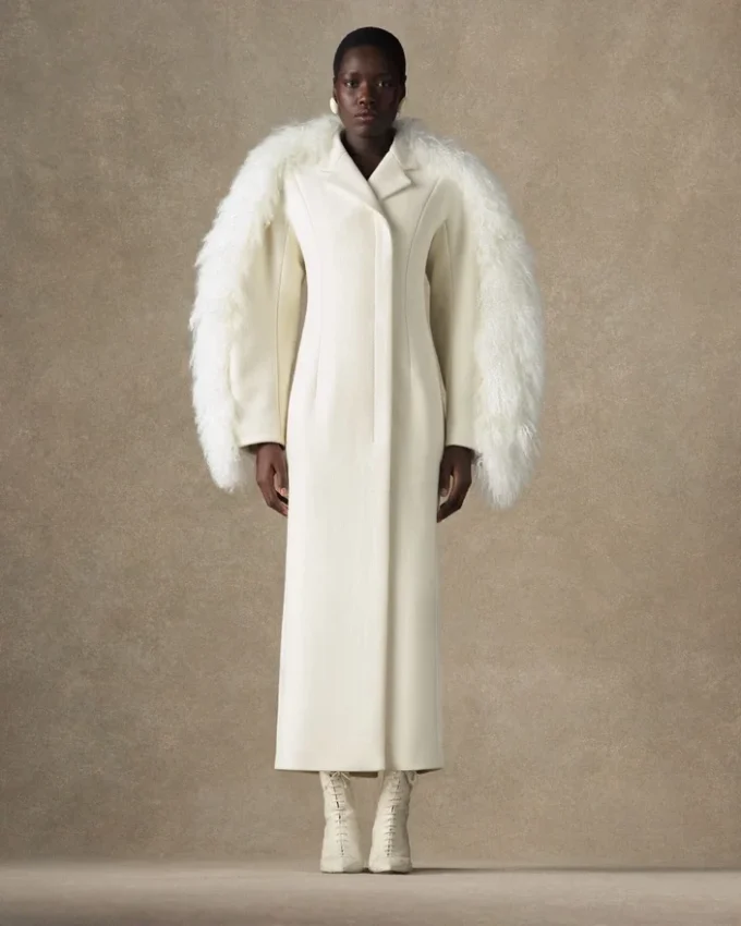 The Boa coat Shearling boa coat