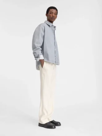The Boulanger shirt Puffed denim over-shirt