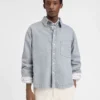 The Boulanger shirt Puffed denim over-shirt