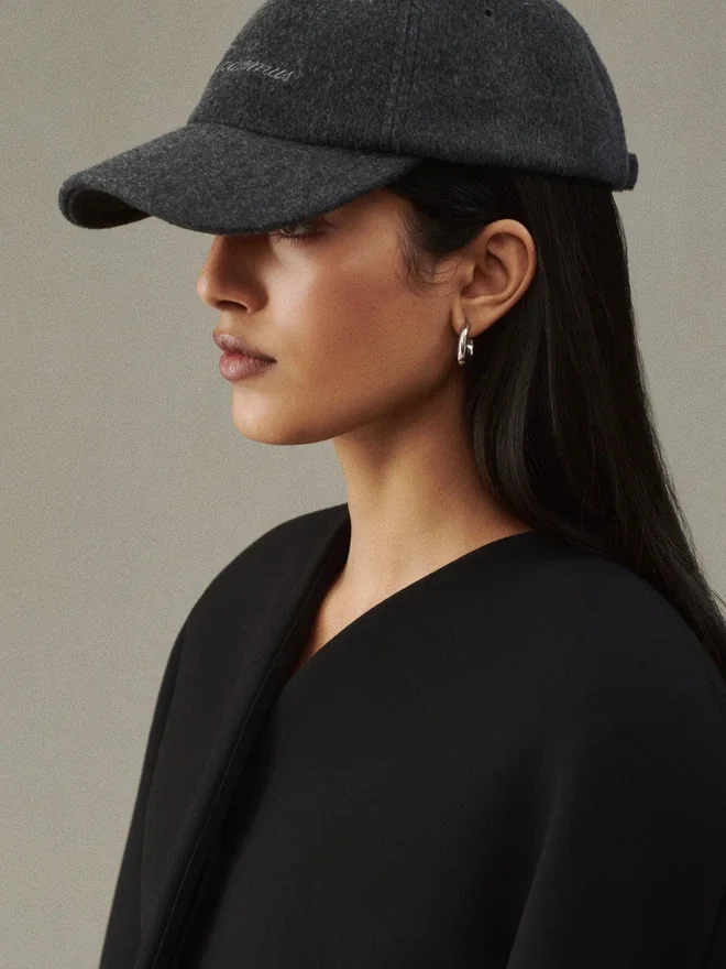 The Cachemiro baseball cap Embroidered wool cap The Cachemiro baseball cap Embroidered wool cap