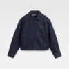 The Canevas de-Nîmes denim jacket Zipped denim jacket The Canevas de-Nîmes denim jacket Zipped denim jacket