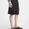 The cargo bermuda shorts Belted cargo shorts