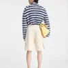 The cargo bermuda shorts Belted cargo shorts