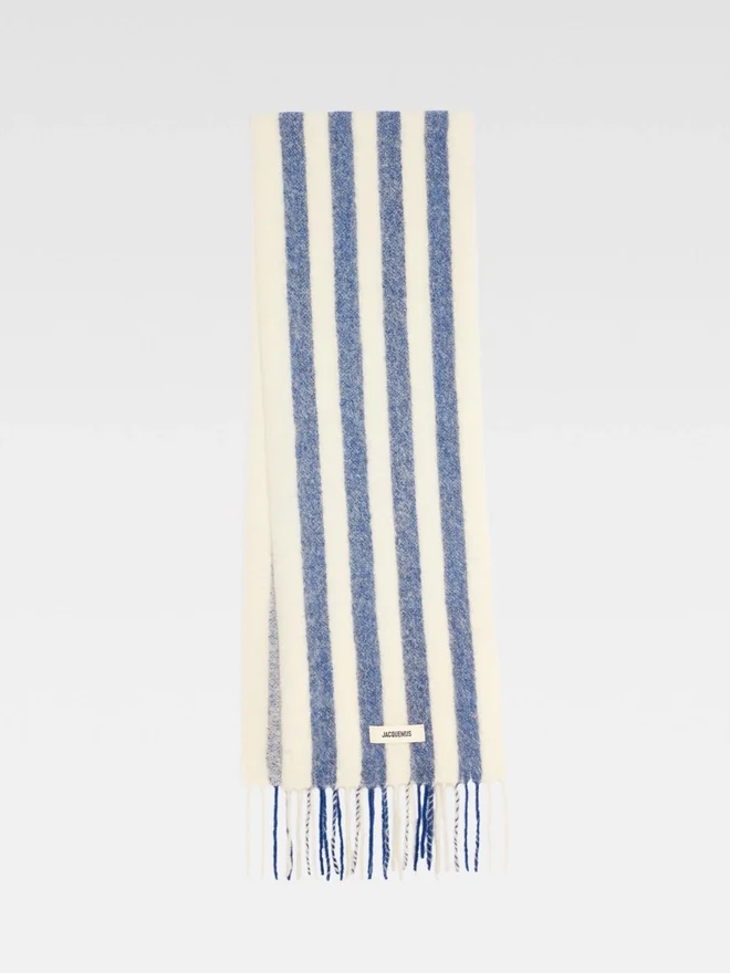 The Carro scarf Striped jacquard scarf The Carro scarf Striped jacquard scarf
