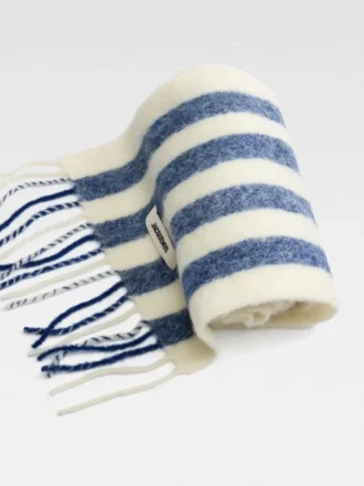 The Carro scarf Striped jacquard scarf
