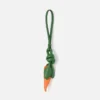 The carrot Knotted carrot-shaped bag charm The carrot Knotted carrot-shaped bag charm
