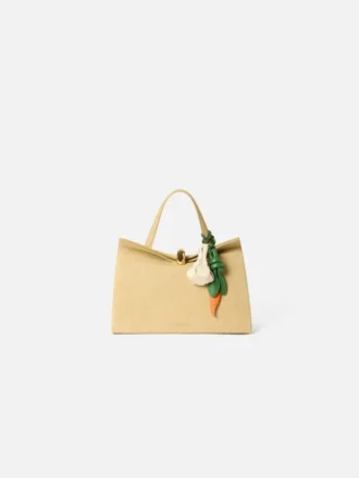 The carrot Knotted carrot-shaped bag charm