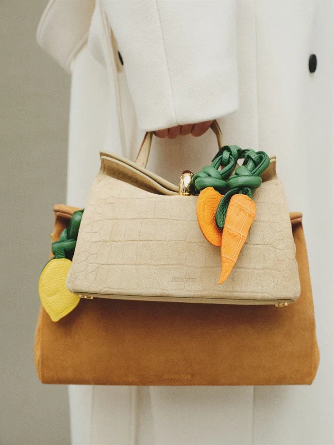 The lemon Knotted lemon-shaped bag charm The lemon Knotted lemon-shaped bag charm