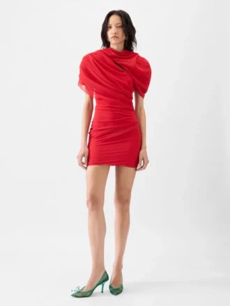 The Castagna dress Draped mini dress