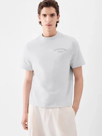 The Club t-shirt Short-sleeve t-shirt with a Jacquemus Club embroidery The Club t-shirt Short-sleeve t-shirt with a Jacquemus Club embroidery