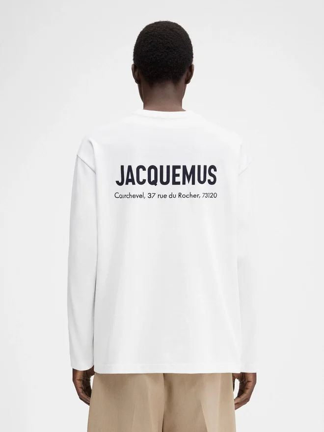 The Courchevel address long-sleeve t-shirt Long sleeve t-shirt with printed address and logo – sold exclusively online and in our Courchevel store The Courchevel address long-sleeve t-shirt Long sleeve t-shirt with printed address and logo – sold exclusively online and in our Courchevel store