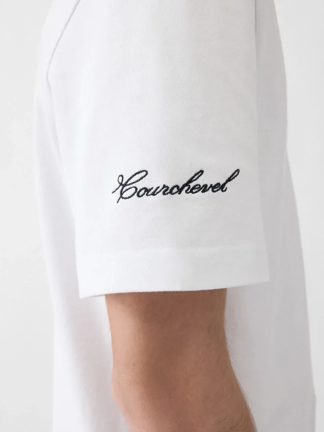The Courchevel High Altitude Club t-shirt Logo short-sleeve t-shirt – exclusively sold online and in our Courchevel boutique The Courchevel High Altitude Club t-shirt Logo short-sleeve t-shirt – exclusively sold online and in our Courchevel boutique