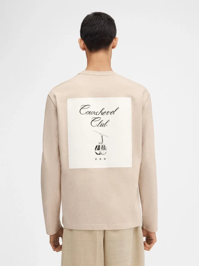 The Courchevel t-shirt Long-sleeved logo t-shirt – sold exclusively online and in our Courchevel boutique The Courchevel t-shirt Long-sleeved logo t-shirt – sold exclusively online and in our Courchevel boutique
