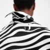 The Cuadro shirt Zebra Arty print asymmetric shirt