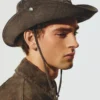 The de-Nîmes denim bucket hat Stitched bucket hat The de-Nîmes denim bucket hat Stitched bucket hat