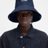 The de-Nîmes denim bucket hat Stitched bucket hat The de-Nîmes denim bucket hat Stitched bucket hat