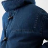 The de-Nîmes denim duffle coat Denim duffle coat