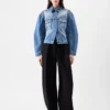 The denim de-Nîmes jacket Curved denim jacket