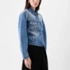 The denim de-Nîmes jacket Curved denim jacket