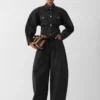The denim de-Nîmes jacket Fitted denim jacket