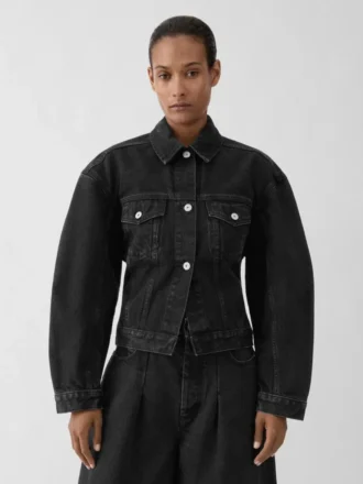 The denim de-Nîmes jacket Fitted denim jacket