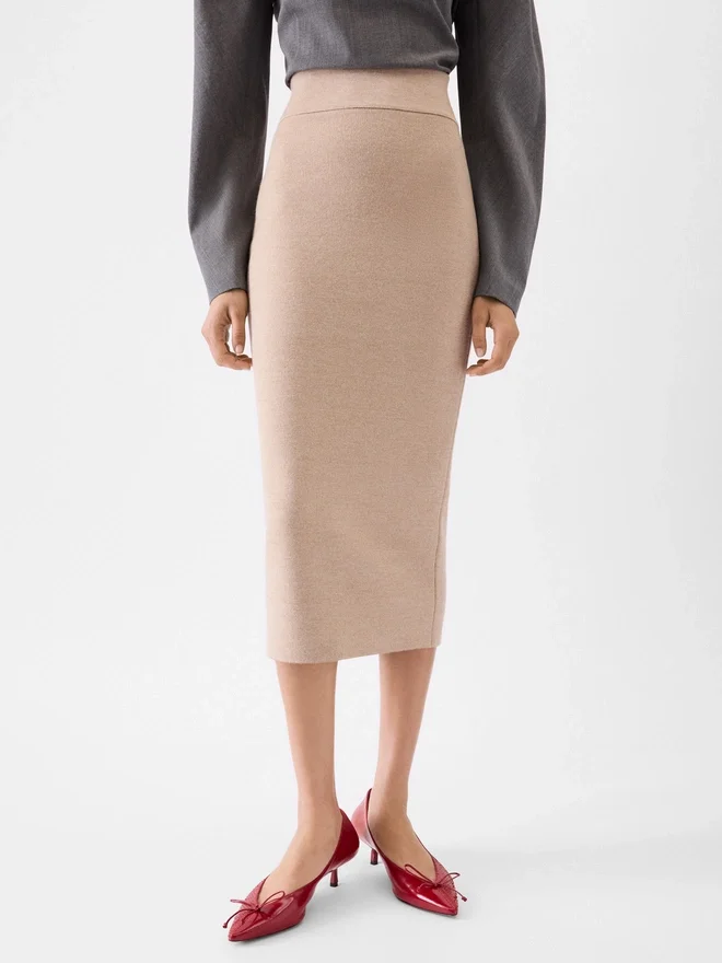 The Doppio knit skirt Knit pencil skirt The Doppio knit skirt Knit pencil skirt