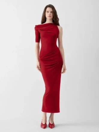 The Drapeado dress Draped midi dress